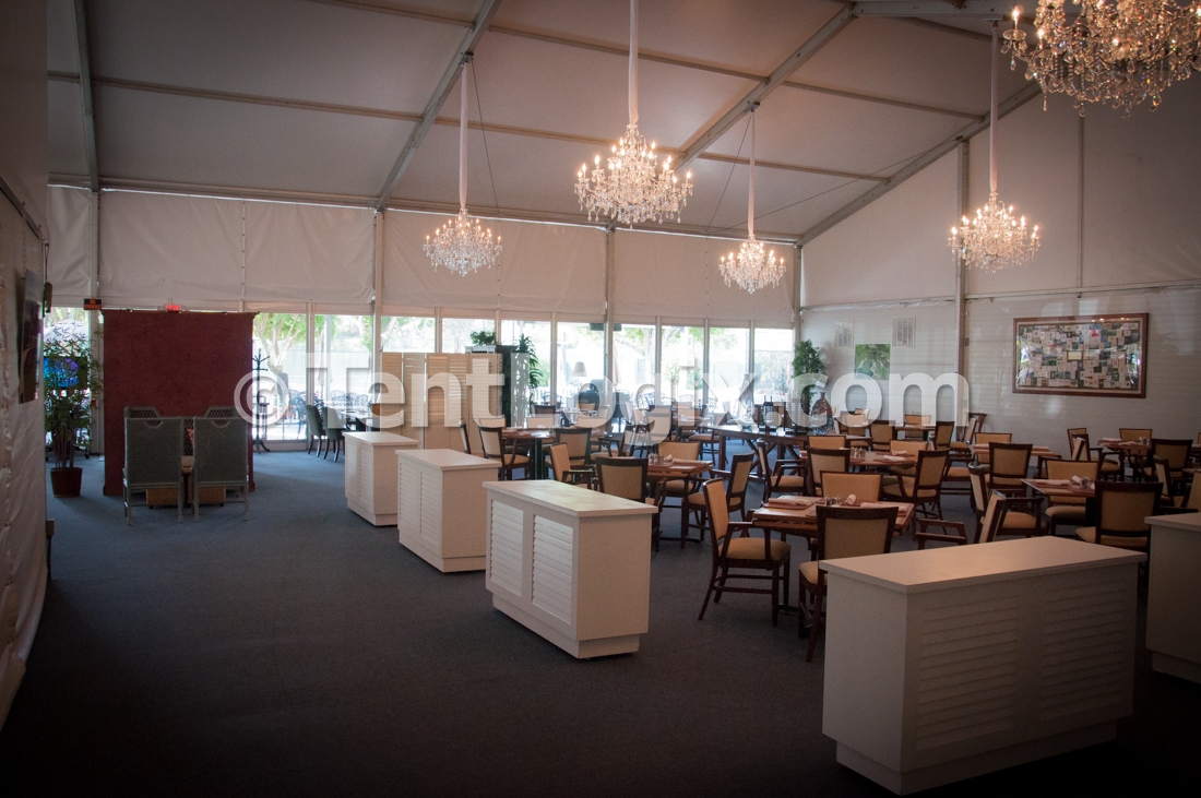 long term clear span tent rental